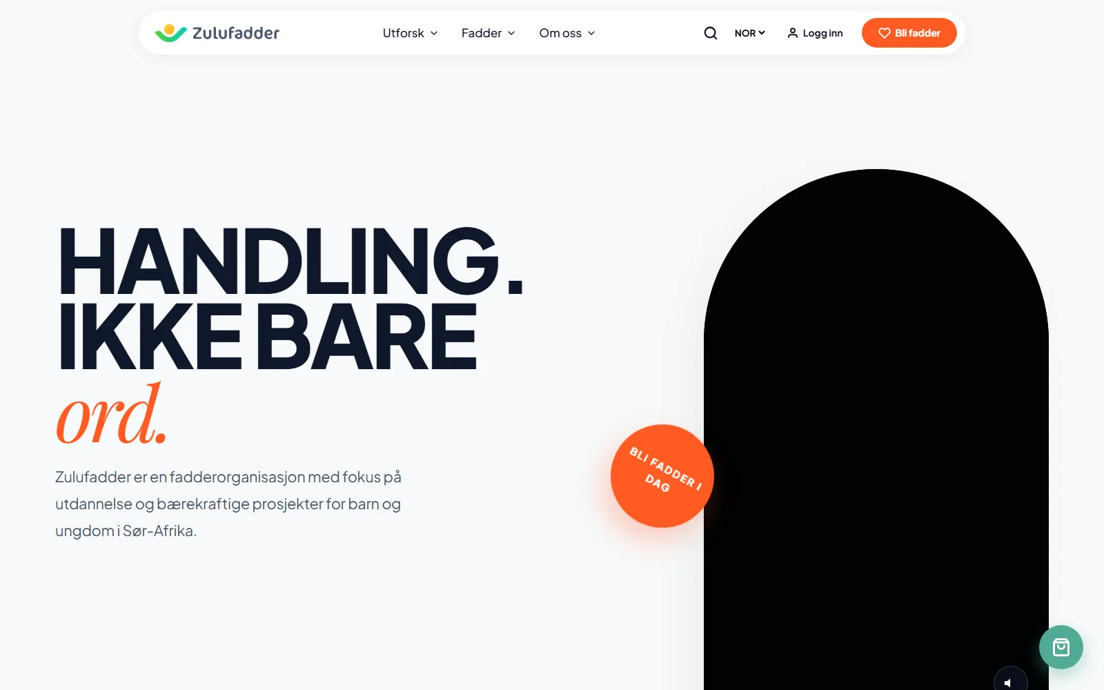 Zulufadder website screenshot